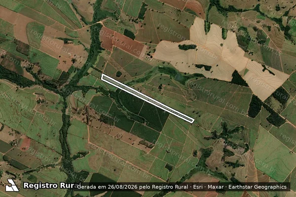 Imagem de satélite de Fazenda Santa Rita De Cassia - Parte 012 em Nipoã - SP
