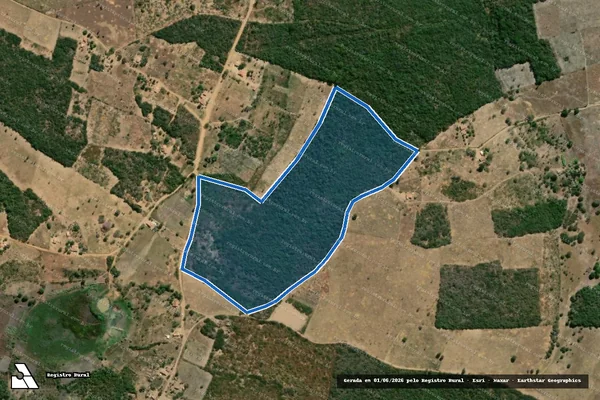 Imagem de satélite de FAZENDA TAPERINHA - Parcela 1 em Caetité - BA