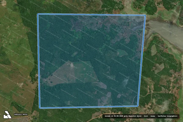 Imagem de satélite de FAZENDA TOURO - Parte 1 em Penalva - MA