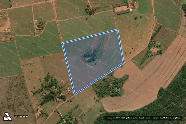 Imagem de satélite de Assentamento Estadual Bueno de Andrada PA0079S00Q00L014 - Lote 014 em Araraquara - SP