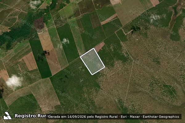 Imagem de satélite de Lote 303, P.A Santa Rita  / Lote 303