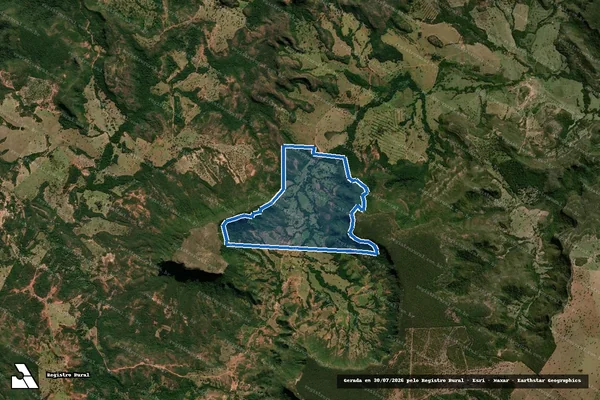 Imagem de satélite de Fazenda Carrapato - Parte 1 em Corguinho - MS