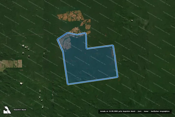 Imagem de satélite de Fazenda São Bento B - Parte 1 em Aripuanã - MT