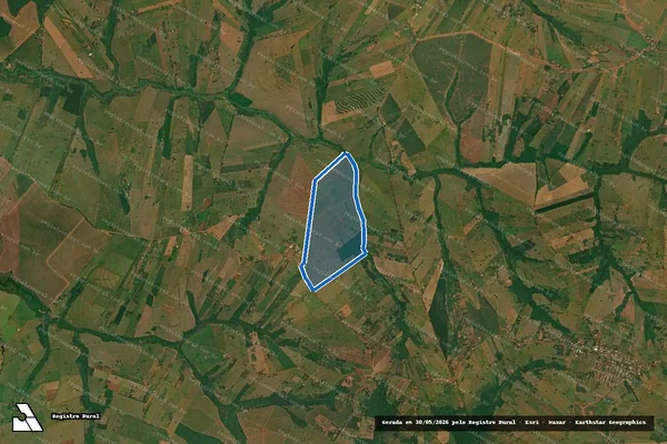 Imagem de satélite de LOTE RURAL N° 117 À 128 - Parte 1 em Altônia - PR