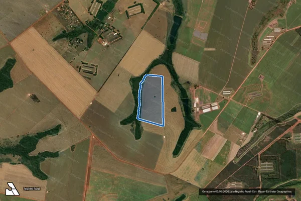 Imagem de satélite de FAZENDA DO RIO DAS PEDRAS, LUG. DEN. PONTAL E PEDERNEIRAS - 001 em Uberlândia - MG
