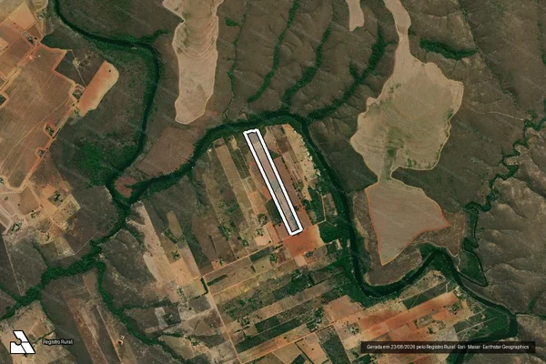 Imagem de satélite de P.A. SÃO MARCOS - LOTE 40 - Parte 1 em Cristalina - GO