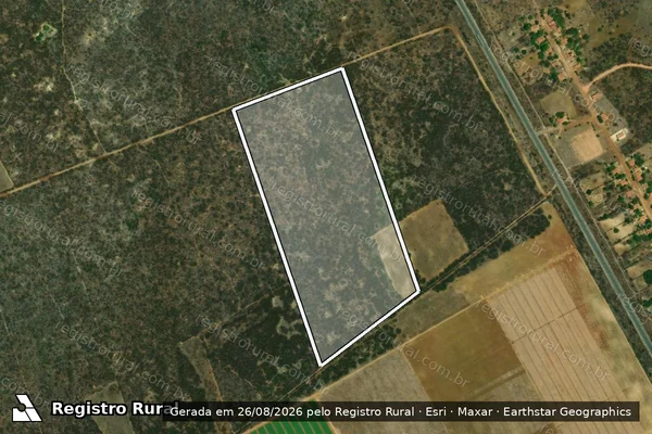 Imagem de satélite de PROJETO DE ASSENTAMENTO QUIXABA ? Lote 44 - Lote 44 em Mossoró - RN