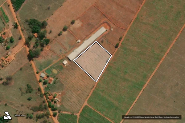 Imagem de satélite de Estancia Sao Benedito - Parte 001 em José Bonifácio - SP