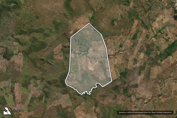 Imagem de satélite de FAZENDA POÇO AZUL em Formosa da Serra Negra - MA