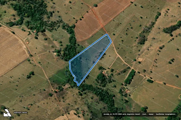 Imagem de satélite de FAZENDA LAGEADO - GLEBA 04 em Jandaia - GO