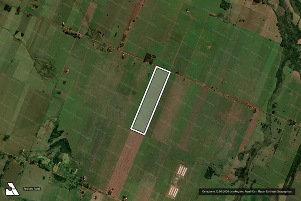 Imagem de satélite de Lote 56 da Quadra 51 - Parte 1 em Fátima do Sul - MS