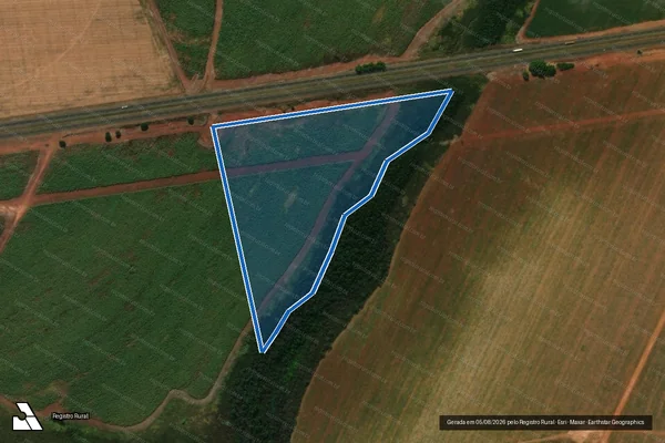 Imagem de satélite de FAZENDA SANTA FÉ - Gleba 2 em Jataí - GO