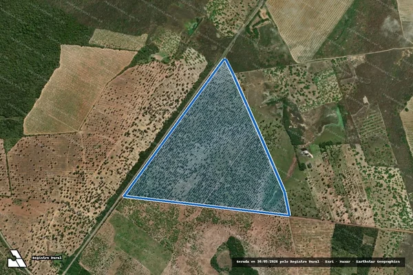 Imagem de satélite de Fazenda Curupira - PARTE 01 em Aracoiaba - CE