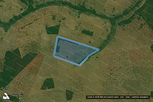 Imagem de satélite de CHÁCARA SANTO ANTÔNIO - Parte 1 em Jardim - MS