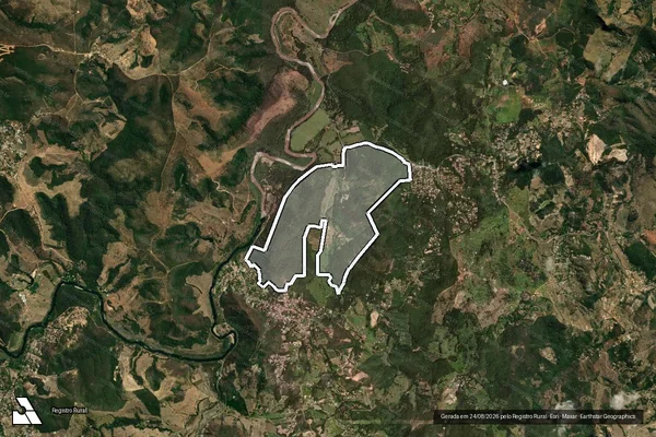 Imagem de satélite de FAZENDA MACAUBAS ? GLEBA 2 - Gleba A em Santa Luzia - MG