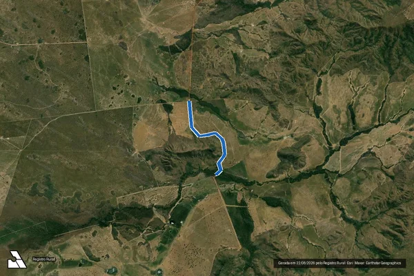 Imagem de satélite de ESTRADA MUNICIPAL ? FAZENDA LIBERDADE - Parte 1 em Santo Antônio de Leverger - MT