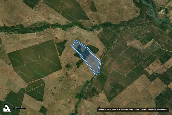 Imagem de satélite de Estância São José - Única em Três Lagoas - MS