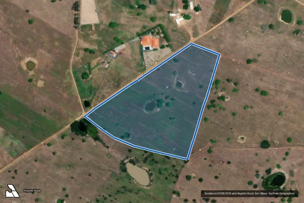 Imagem de satélite de Sitio Flexas - Parte 1 em Itabaiana - SE