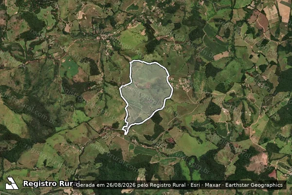 Imagem de satélite de Sítio das Pedras - Parcela 1 em Barroso - MG