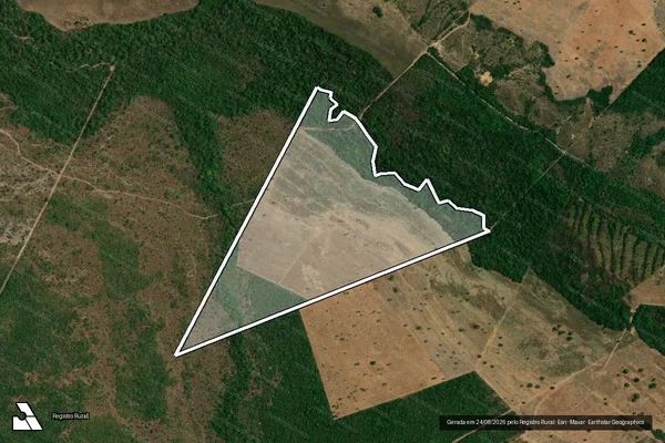 Imagem de satélite de FAZENDA SÃO BENTO ? Lotes 96A, 64 e 69 Gl. A ? Loteamento Rio Pium - Gleba 03 em Cristalândia - TO