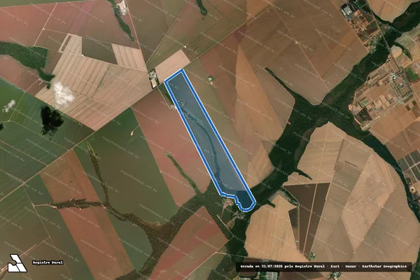 Imagem de satélite de FAZENDA SÃO JOSÉ / Parte 1 em Lucas do Rio Verde - MT
