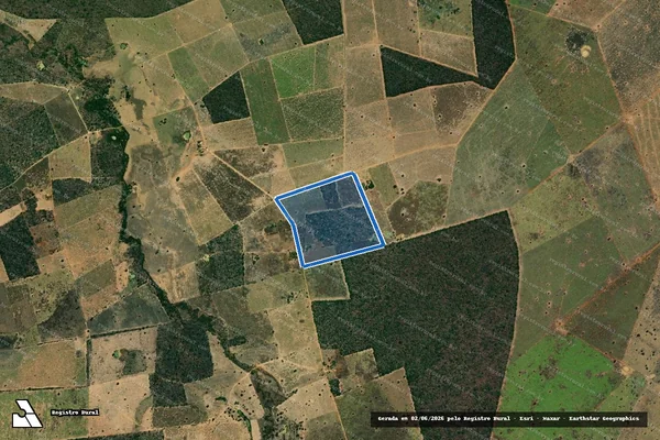 Imagem de satélite de FAZENDA BOM FIM - 02 em Wanderley - BA