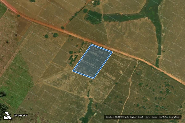 Imagem de satélite de LOTE RURAL Nº 35 - Lote Rural Nº 35/C em Carlinda - MT