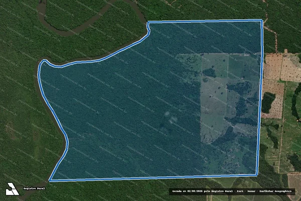 Imagem de satélite de FAZENDA VIVIANA em Alta Floresta - MT
