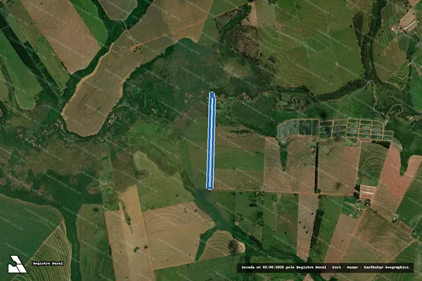 Imagem de satélite de Lote de terra n° 176-P, Setor Norte, Núcleo Xambrê - Parte 01 em Francisco Alves - PR