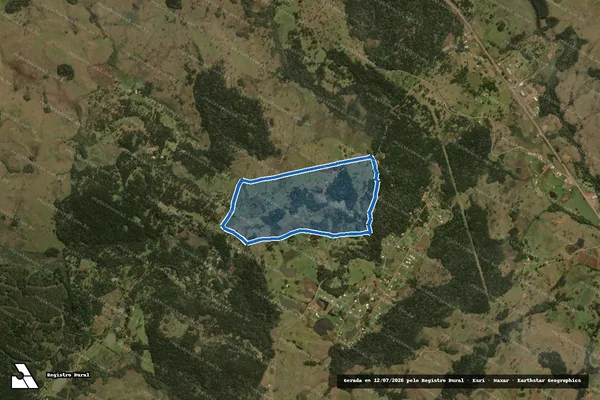 Imagem de satélite de FAZENDA CHAPADA ARAUJO - GLEBA A Matrícula 19624 em Painel - SC