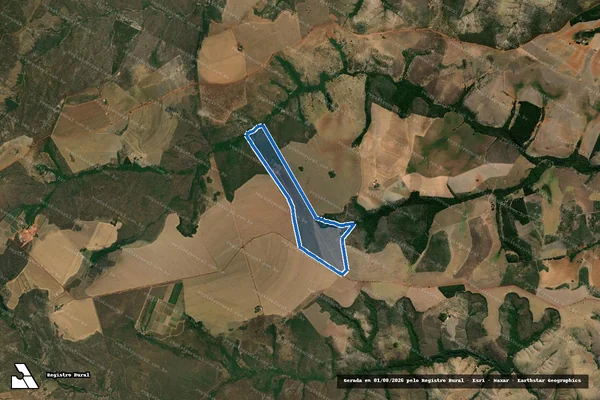Imagem de satélite de Fazenda Bela Vista, antiga Fazenda Piscamba - ÚNICA em Cristalina - GO
