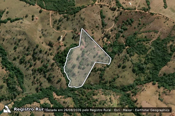 Imagem de satélite de Fazenda Santo Antônio - Parte 1 em Patrocínio - MG