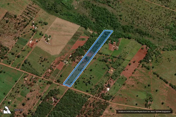 Imagem de satélite de FAZENDA CORREGO SECO ? PARTE 04 AREA REMANESCENTE - Parte 1 em Campo Grande - MS
