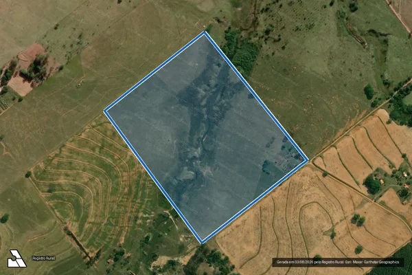 Imagem de satélite de Sitio Vista Alegre - PARCELA 01 em Marília - SP