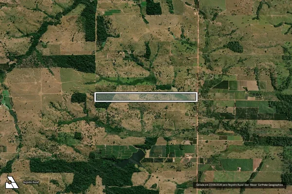 Imagem de satélite de Lote 21A, Gl 14, Setor Rolim de Moura, P.I.C Gy-Paraná - Parte 1 em Rolim de Moura - RO