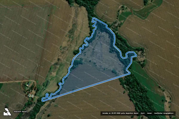 Imagem de satélite de FAZENDA SANTA HILDA - Parte 1 em Cornélio Procópio - PR