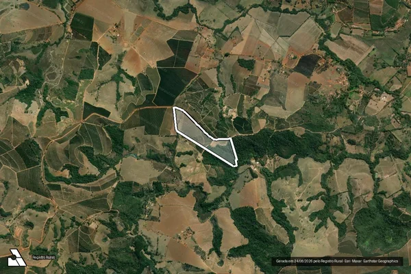 Imagem de satélite de Fazenda Boa Esperança - PARCELA 01 em Campos Gerais - MG