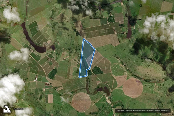 Imagem de satélite de Fazenda Bom Retiro - Parte 2 em Montanha - ES