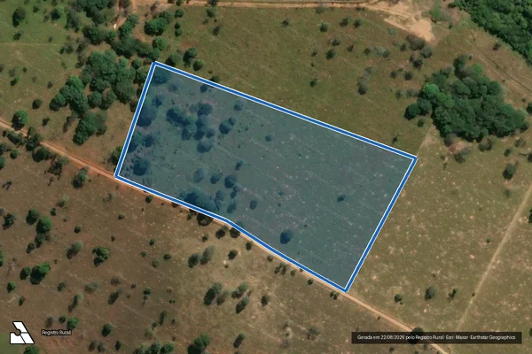 Imagem de satélite de FAZENDA MOITINHA, LUGAR DENOMINADO "PAU LAVRADO" - Parte 6 em Perdigão - MG