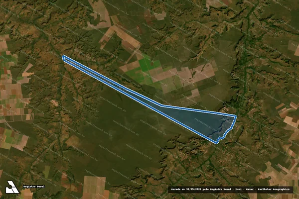 Imagem de satélite de Fazenda Boa Esperança Cachoeira - Parte 1 em Baixa Grande do Ribeiro - PI