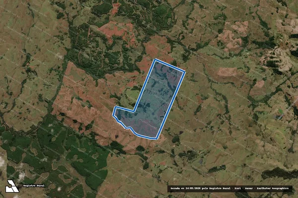 Imagem de satélite de Fazenda Boa Vista - Parte 2 em Painel - SC