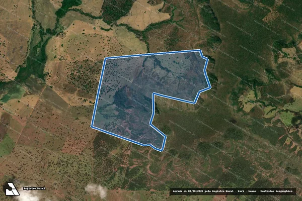 Imagem de satélite de Fazenda Dois Irmãos - 001 em Santa Vitória - MG