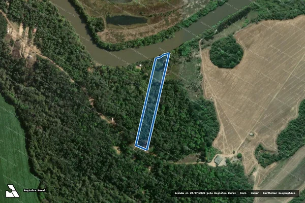 Imagem de satélite de FAZENDA SANTA TEREZINHA - Gleba 11 em Tibagi - PR