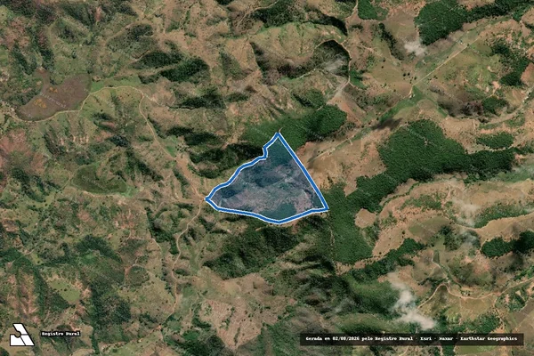 Imagem de satélite de FAZENDA GOMES - Parte 1 em Jampruca - MG