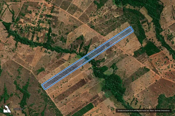 Imagem de satélite de FAZENDA SÓ SE VENDO - LOTES 01 E 01-B DO LOTEAMENTO BELA VISTA - Gleba 10 em Nova Rosalândia - TO