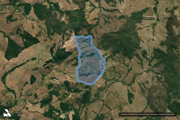 Imagem de satélite de FAZENDA MORRO AGUDO - Parte 1 em São Gonçalo do Pará - MG
