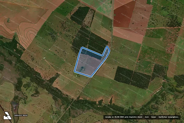 Imagem de satélite de Fazenda Boa Vista - GLEBA C em Rochedo - MS