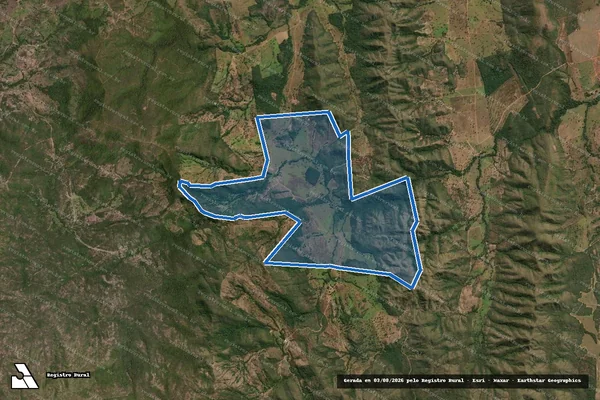 Imagem de satélite de FAZENDA PALMITO - Parcela 1 em Palmeirópolis - TO