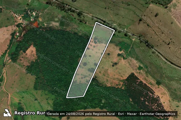 Imagem de satélite de SITIO FORTALEZA OU SAO JOSE - Parcela 1 em Palma - MG