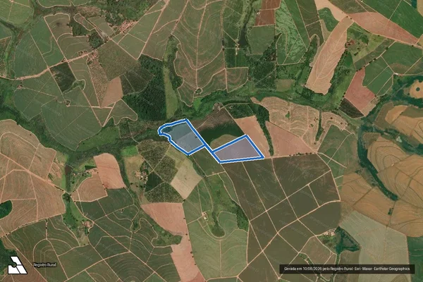 Imagem de satélite de Sitio Santa Beatriz - Sitio Santa Beatriz em Monte Azul Paulista - SP